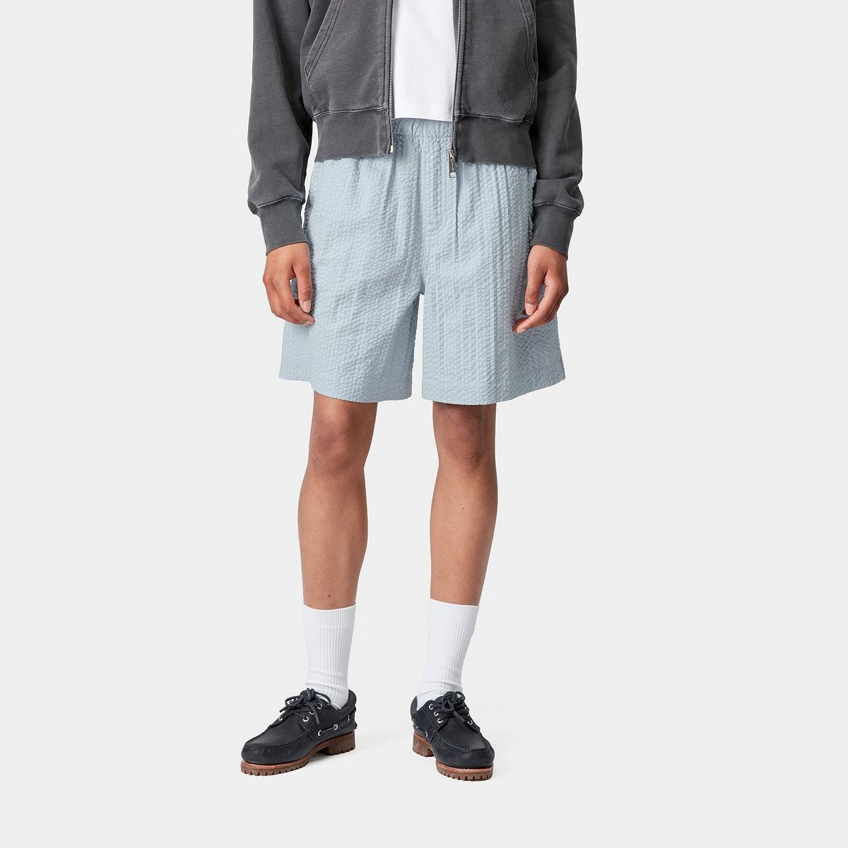 Šortky Carhartt WIP Carhartt WIP Toland Stripe Seersucker Shorts Modrá | I035133_8, 0