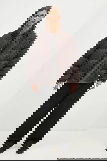 Prešívaná bunda Dickies BAKER Textured Winter Puffer Jacket Hnedá | DK0A4Z38, 5