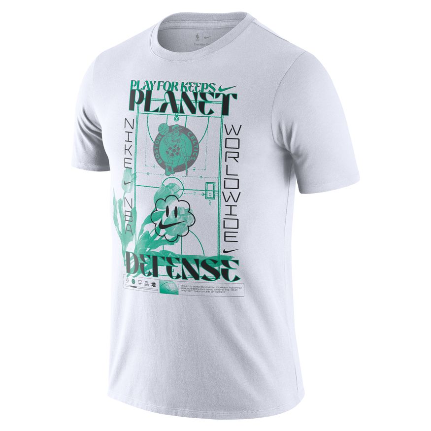 Tričko Nike NBA Boston Celtics Tee Biela | DZ0043-100, 1