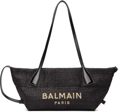 Tote bag Balmain Small Track Woven Tote Čierna | GN1FD039TRAA, 0