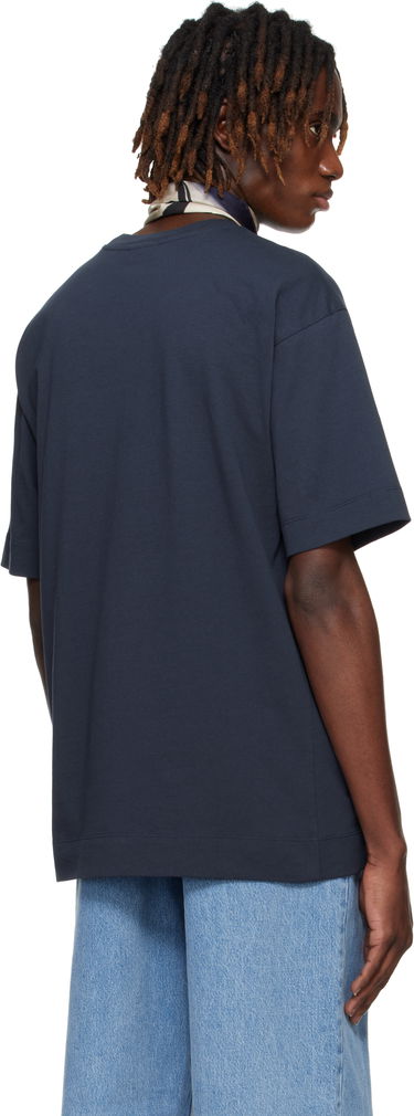 Tričko Dries Van Noten Dries Van Noten Boxy Cotton T-Shirt Navy | 251-021111-1603, 2