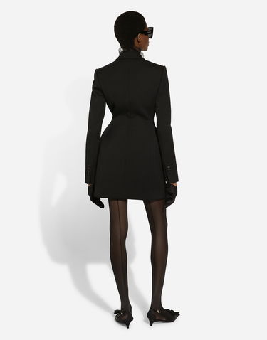 Bunda Dolce & Gabbana Double Breasted Jacket Čierna | F27CVTFUBGEN0000, 3