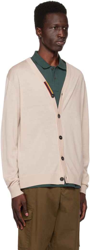 Sveter Paul Smith Paul Smith Artist Stripe Cardigan Béžová | M1R-122X-K01945-60, 1