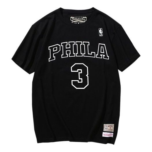 Tričko Mitchell & Ness Mitchell & Ness Philadelphia 76ers Allen Iverson 3 T-shirt Čierna | MN13S18-AIV
