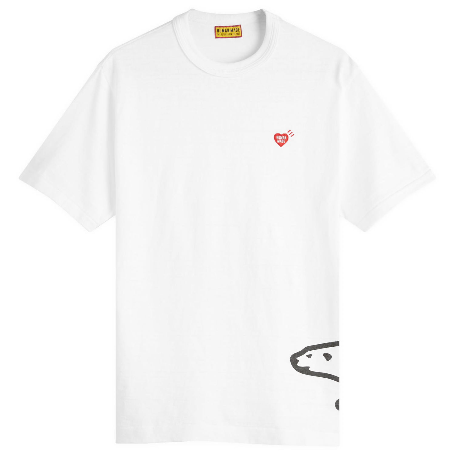 Tričko Human Made Side Polar Bear Graphic Tee, Size Large Biela | HM29TE004-WHT, 1