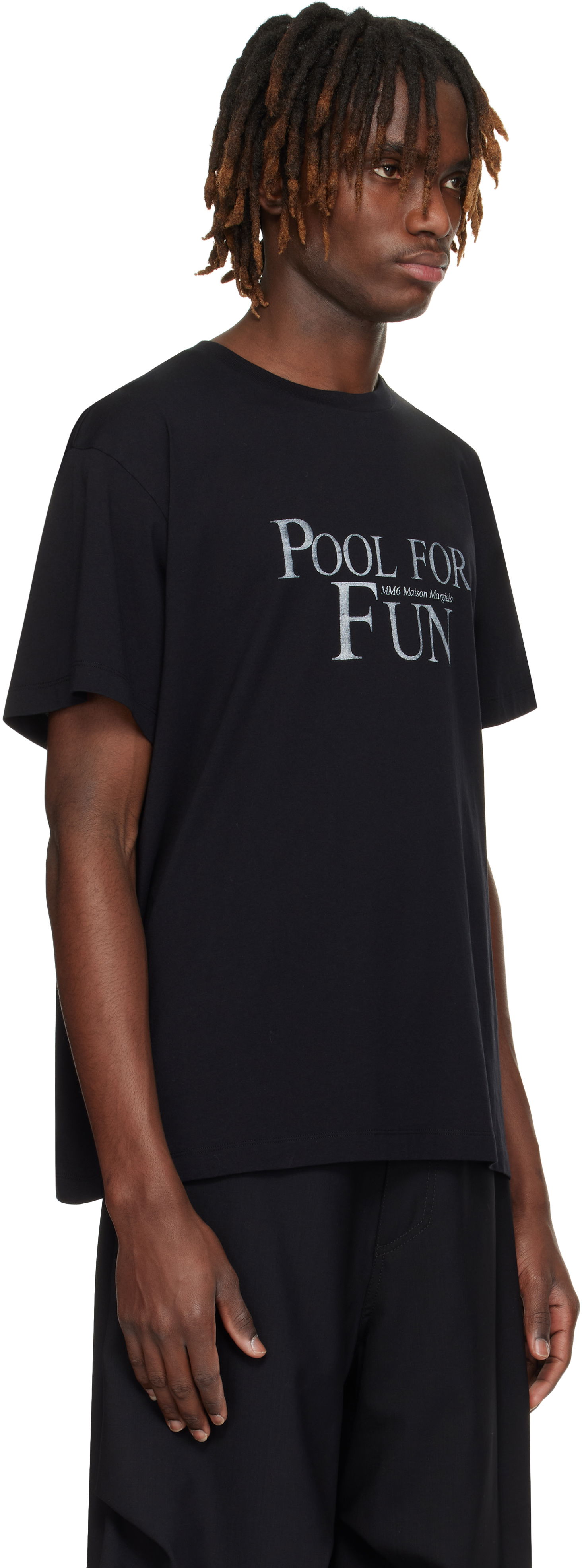 Tričko Maison Margiela MM6 Maison Margiela 'Pool For Fun' T-Shirt Čierna | SH0GC0044 S24312, 1