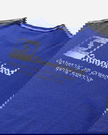 Tričko Stone Island Combed Cotton Jersey T-Shirt Modrá | K1S15-2100011-S0085 V0022, 4