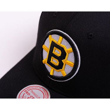 Šiltovka Mitchell & Ness NHL Team Ground 2.0 Pro Snapback Boston Bruins Black Čierna | HHSS5370-BBNYYPPPBLCK, 4