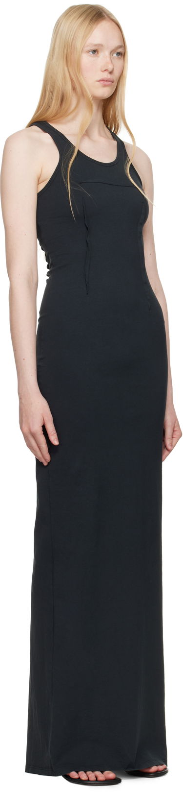 Šaty Maison Margiela MM6 Maison Margiela Heavy Cotton Jersey Maxi Dress Čierna | S62DG0048 M20108, 1