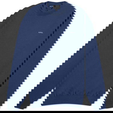 Sveter A.P.C. Mayeul Crew Sweater Navy | COEZJ-H23291-IAK, 0