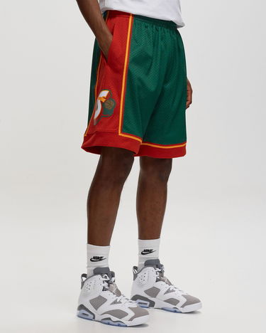 Šortky Mitchell & Ness NBA Swingman Shorts Seattle SuperSonics Road 1995-96 Zelené | SMSHGS18253-SSUDKGN95, 3