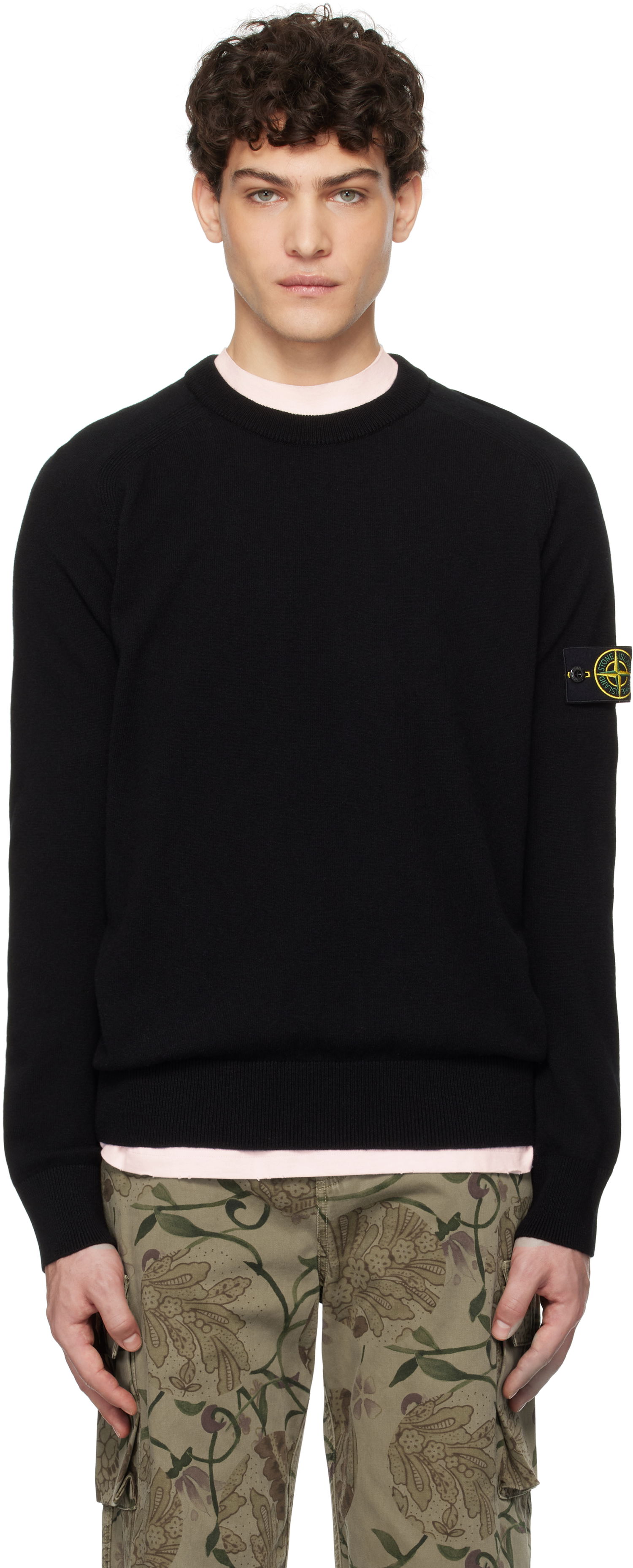 Sveter Stone Island Stone Island Light Geelong Wool Sweater Čierna | K1S15 5100045 S00B4, 0