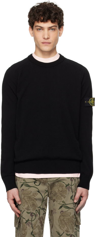 Sveter Stone Island Stone Island Light Geelong Wool Sweater Čierna | K1S15 5100045 S00B4, 0