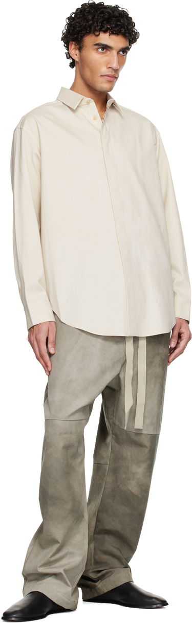 Košeľa Fear of God Cotton Wool Oxford Classic Shirt Béžová | FG25FW60-606OXF-120, 3