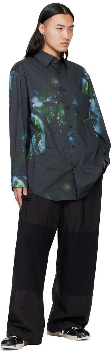Košeľa Y-3 Y-3 Allover Print Shirt Čierna | JL8299, 3