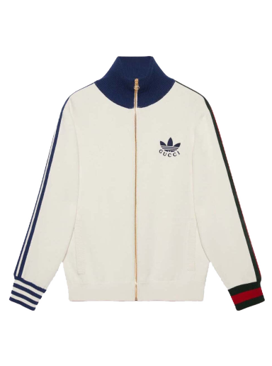 Bunda Gucci adidas x Viscose Zip-Up Jacket Biela | 700476 XKCIF 9791