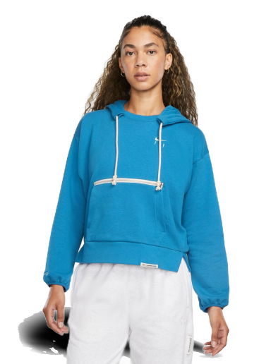 Mikina Nike Dri-FIT Swoosh Fly Standard Issue Pullover Hoodie Modrá | DA6483-457