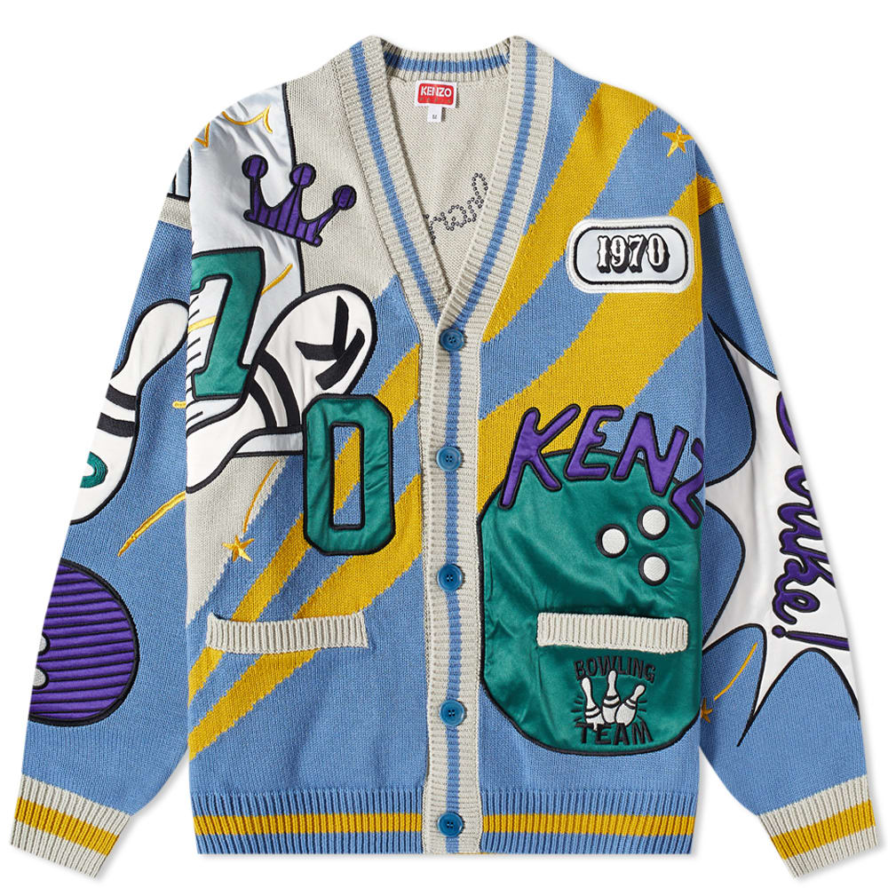 Sveter KENZO PARIS Bowling Elephant Cardigan Rôznofarebný | FD55CA3623CM-69, 0