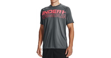 Tričko Under Armour Tee UA TECH 2.0 WORDMARK SS Šedá | 1361702-012, 1