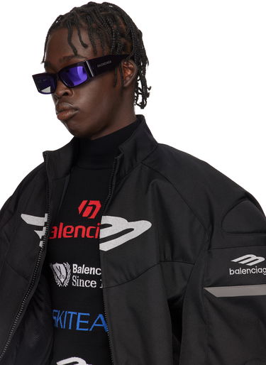 Slnečné okuliare Balenciaga Paper Oversized Sunglasses Fialová | BB0328S-005, 3