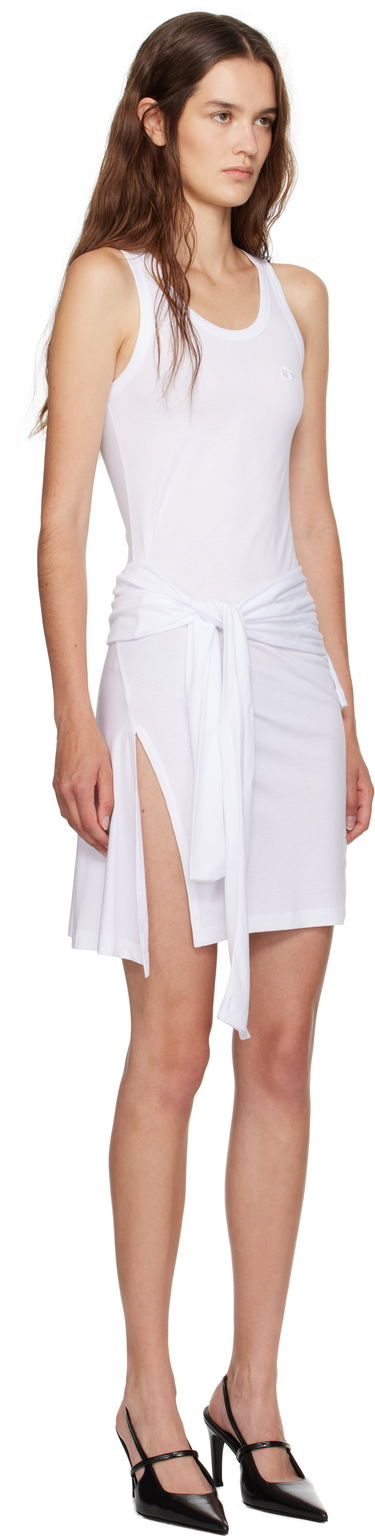 Šaty Coperni Coperni Knotted Jersey Minidress Čierna | COPJS160F5009, 4