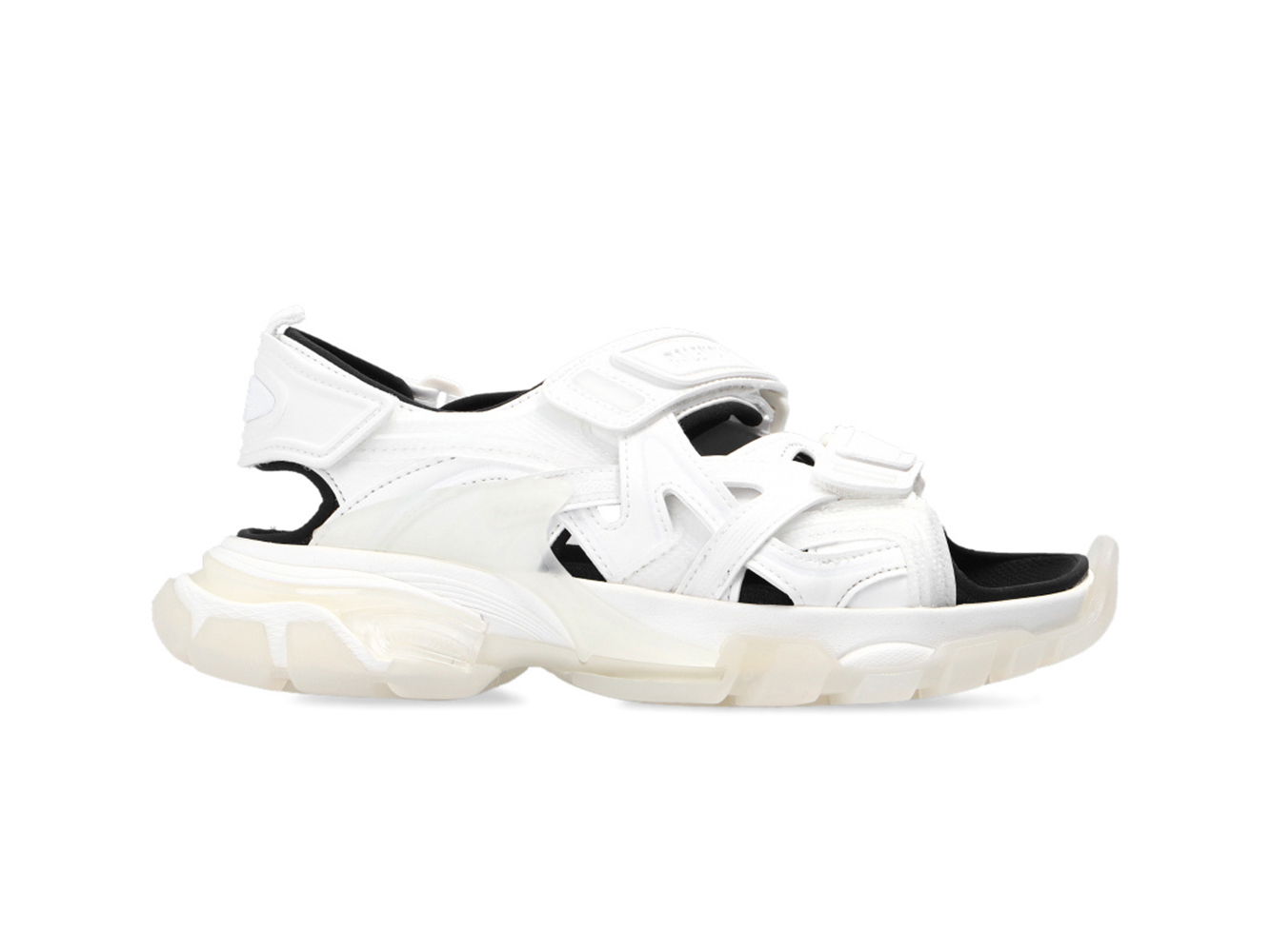 Tenisky a topánky Balenciaga Track Sandal Clear Sole White Black W Biela | 655948W2CC59010, 0
