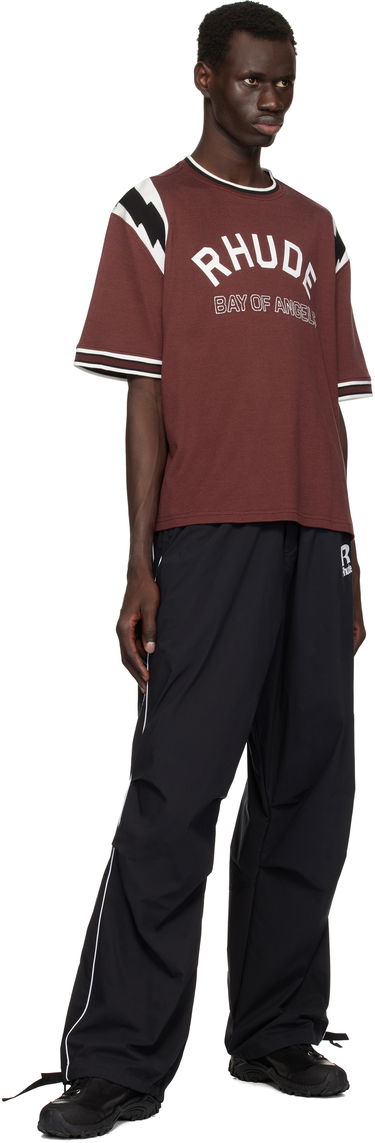 Tričko Rhude Rhude Lightning Ringer Jersey T-Shirt Hnedá | RHPS25TT19012, 3