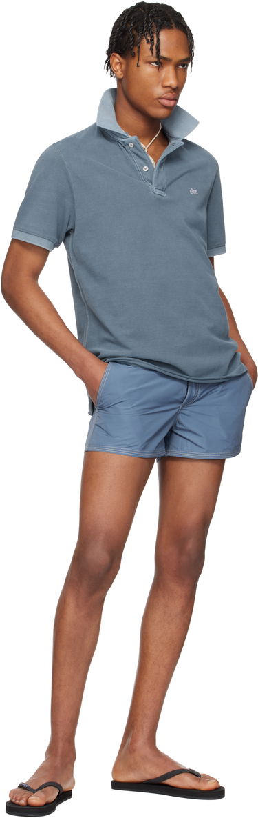 Polo tričko ERL ERL Polo Shirt Modrá | ERL10T004, 3