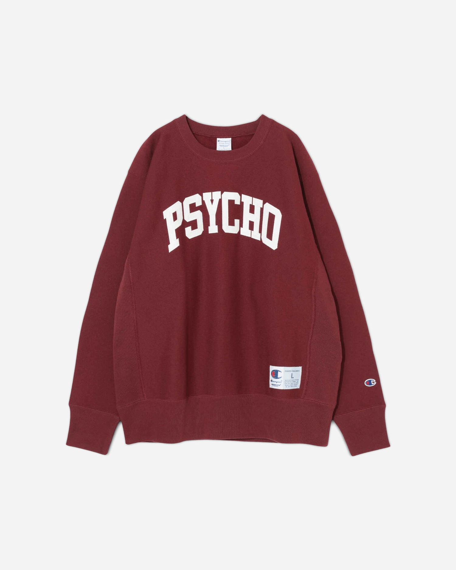 Mikina UNDERCOVER Psycho Crewneck Sweatshirt Vínová | UC2E9801 002, 0