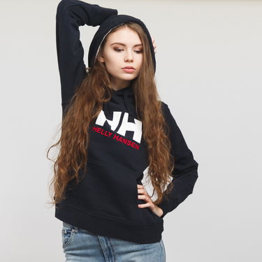 Mikina Helly Hansen Logo Hoodie Navy | 33978, 0