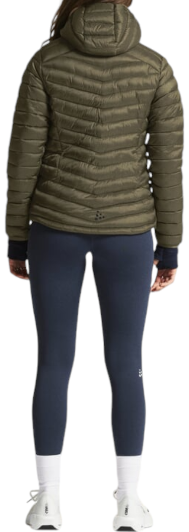 Prešívaná bunda Craft Explore Lt. Insulated Hooded Jacket Zelené | 1915261-664000, 1