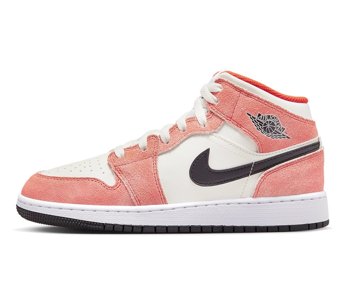 Tenisky a topánky Jordan Air Jordan 1 Mid "Orange Suede" GS Oranžová | DV1336-800, 0