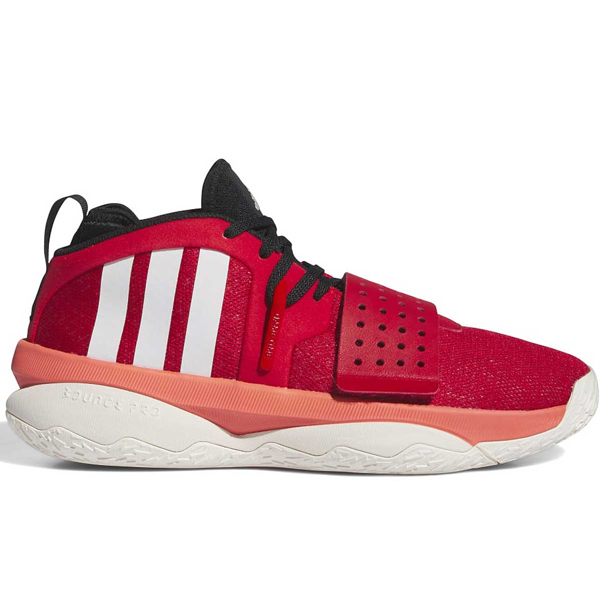 Tenisky a topánky adidas Originals adidas DAME 8, red/white/black Červená | IF1506, 0