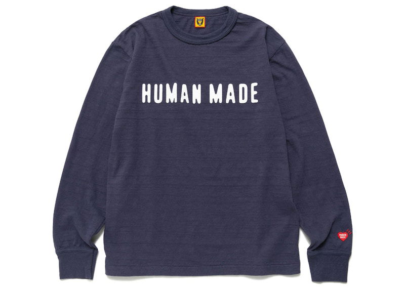 Tričko Human Made Classic Long Sleeve T-Shirt Modrá | HM24CS009