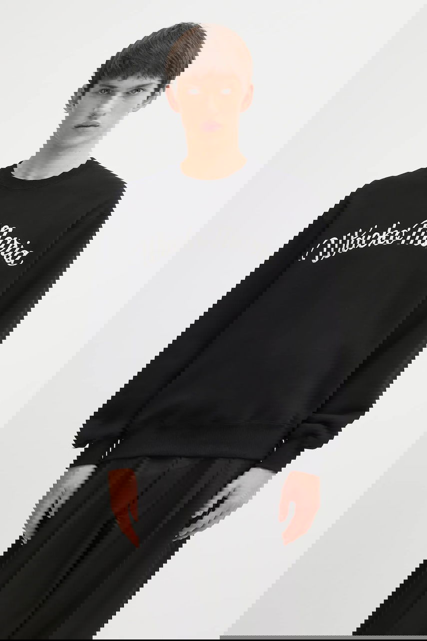 Mikina WACKO MARIA Wacko Maria Script Logo Sweatshirt Čierna | 25FW.WMC.SS08, 0