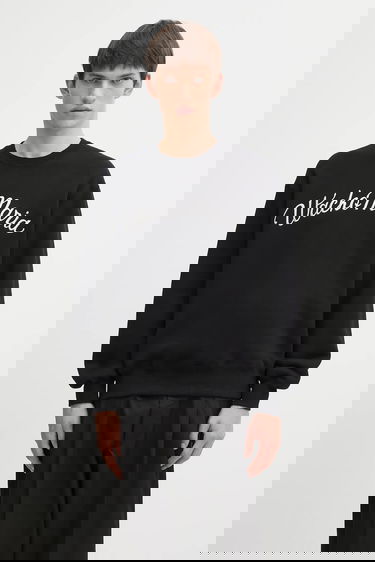 Mikina WACKO MARIA Wacko Maria Script Logo Sweatshirt Čierna | 25FW.WMC.SS08, 0