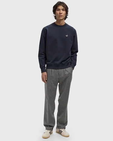 Mikina Edmmond Studios Crewneck Sweatshirt with Duck Patch Navy | 325-40-02590, 2