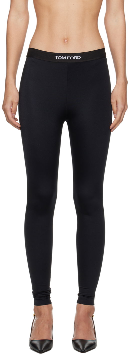 Legíny Tom Ford Intarsia Leggings Čierna | PAJ096-JEX087