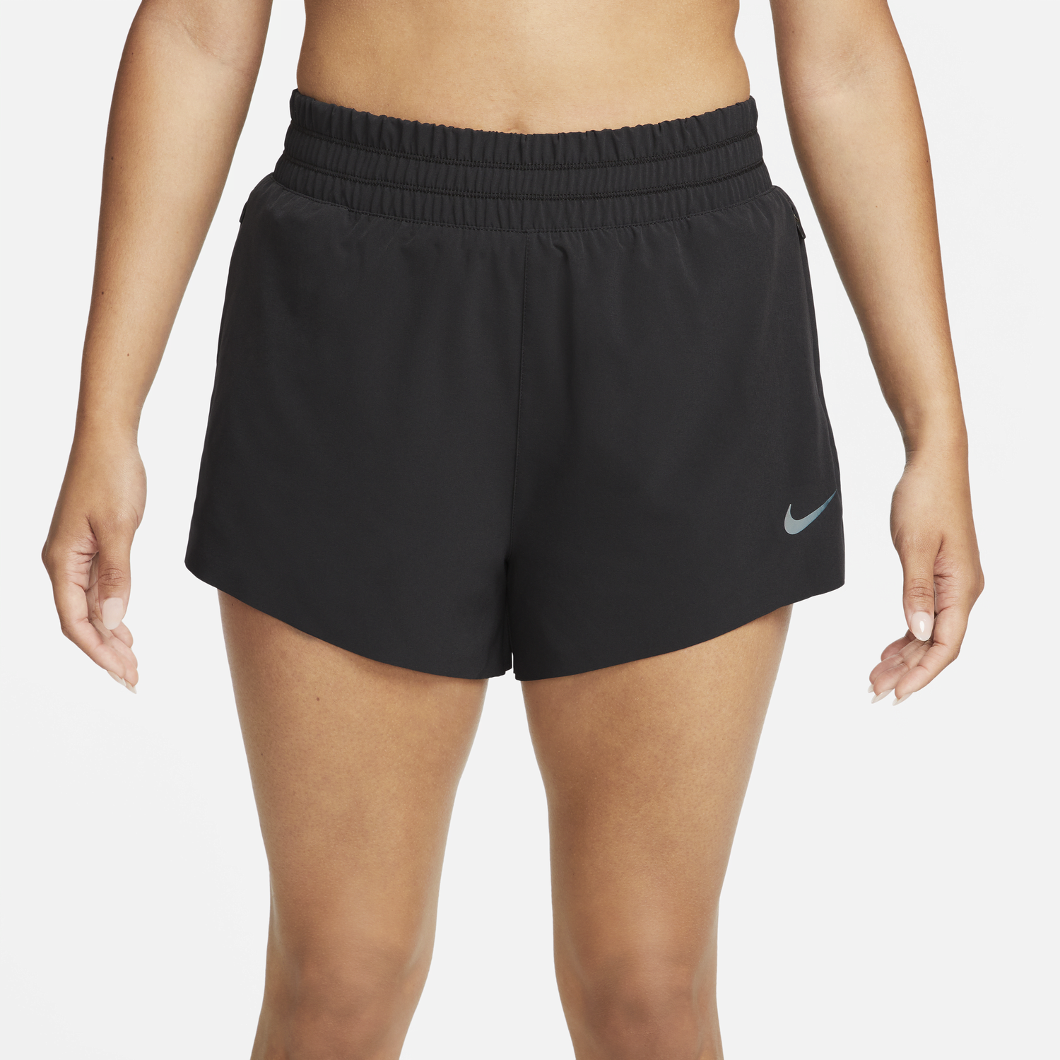 Šortky Nike 8cm Dri-FIT Running Division s vysokým pasem Čierna | FB7628-010, 1