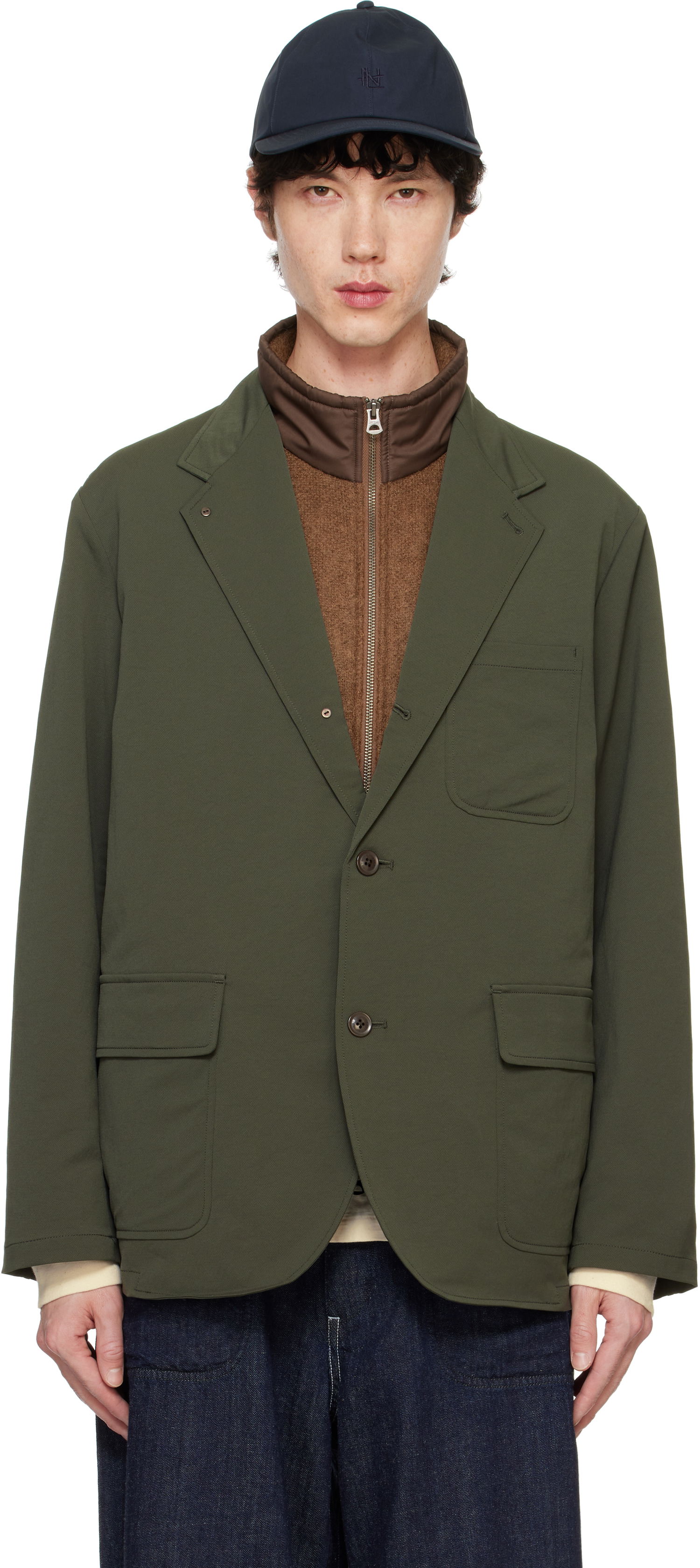 Pláštenka NANAMICA Club Blazer Zelené | S24FA037U, 0