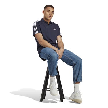 Polo tričko adidas Performance 3-Stripes Polo Shirt Navy | IC9311, 3