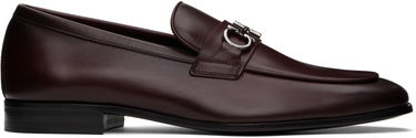 Tenisky a topánky FERRAGAMO Salvatore Ferragamo Gancini Ornament Loafers Vínová | 778976, 0