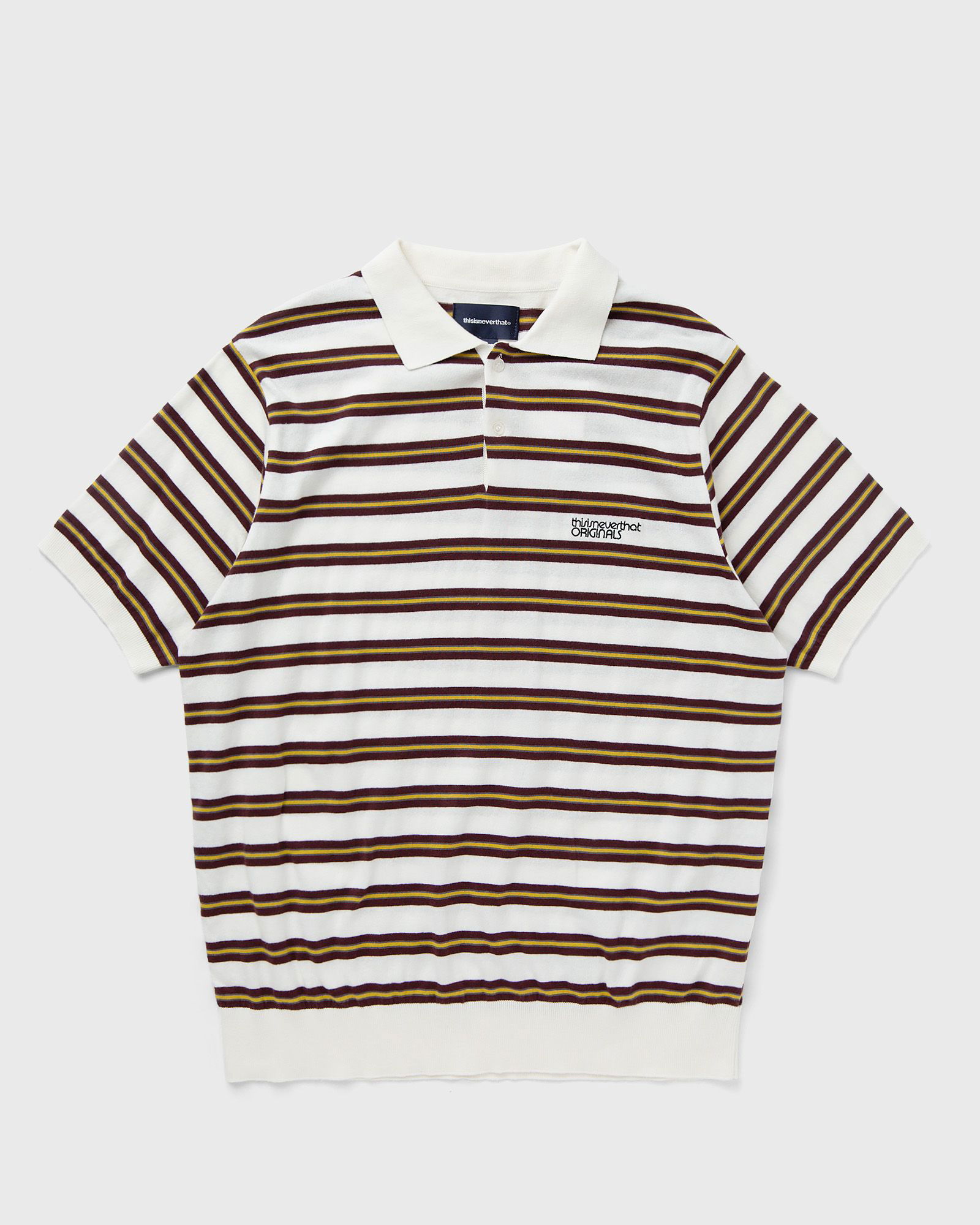 Striped Knit Polo