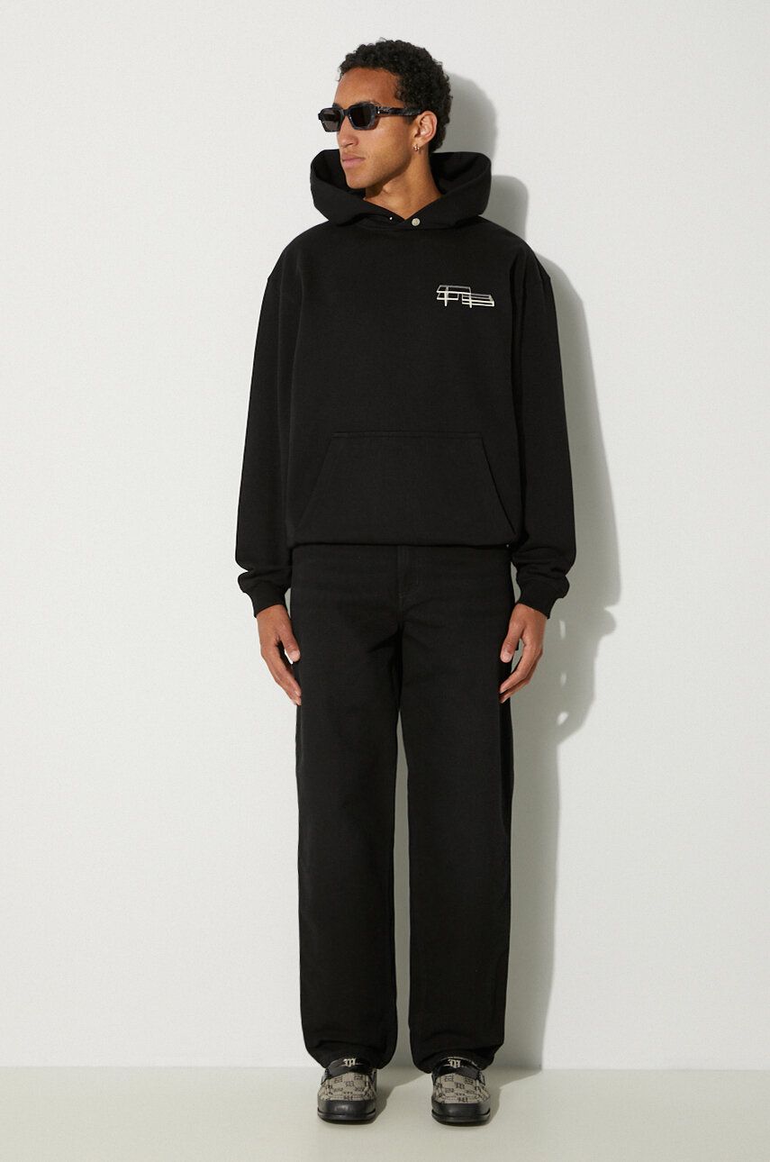 Mikina Filling Pieces Handshake Elements Hoodie Čierna | 80614111861, 1