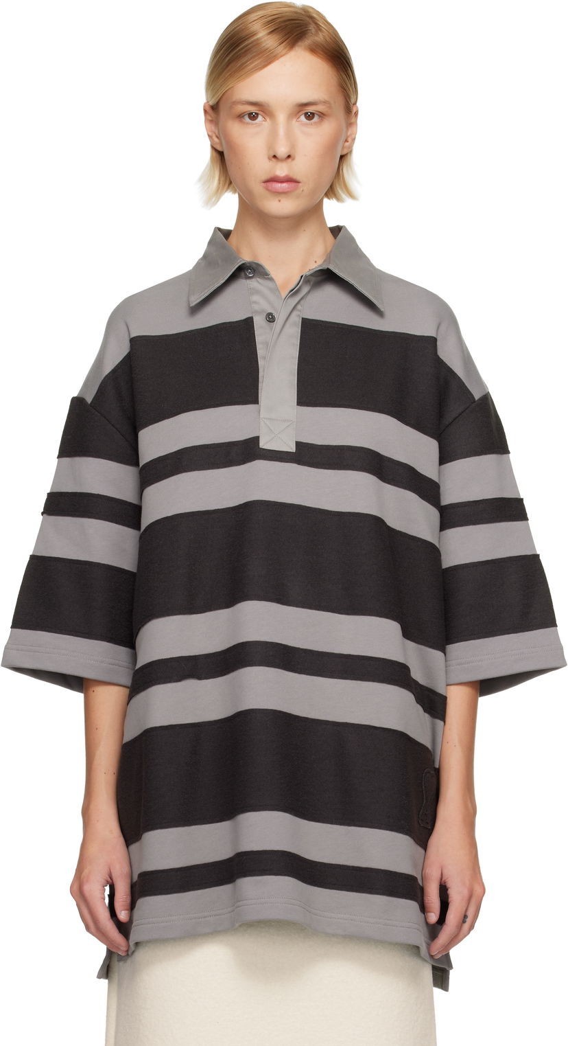 Polo tričko AMI Ami De Coeur Cotton Striped Polo Rôznofarebný | H25UPL414.JE0168