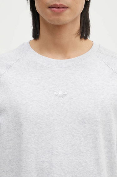 Tričko adidas Originals Premium Essentials Tee Šedá | JD3275, 3