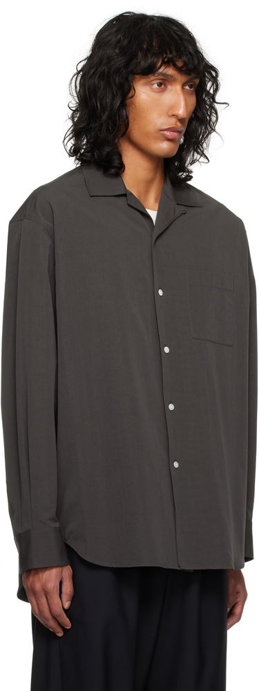 Košeľa The Row Relaxed-Fit Button-Up Collared Shirt Šedá | 777-W3495, 1