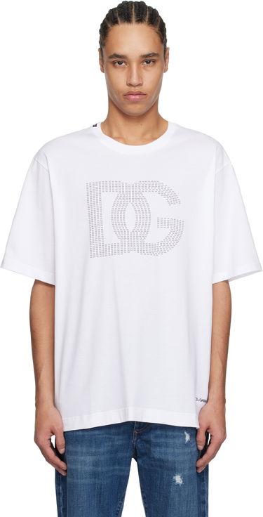 Tričko Dolce & Gabbana Dolce&Gabbana DG Logo T-Shirt Biela | G8PN9TG7O4O, 0