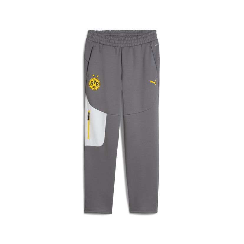 Tepláky Puma Borussia Dortmund PUMATECH Men's Track Pants Šedá | 781700_21