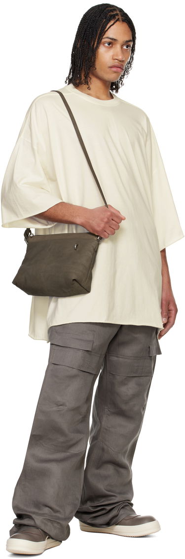 Kabelka Rick Owens Rick Owens Hollywood Adri Suede Clutch Zelené | RA01E0627 LBAPA, 3